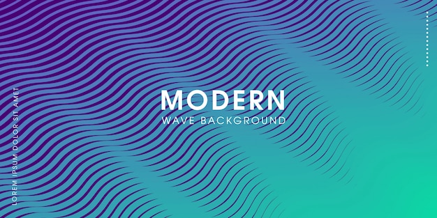 Abstract blue wavy line vector background design Premium Vector