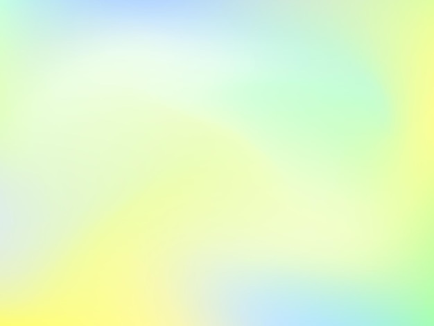 トレンドパステルグリーンイエローとブルーの色で抽象的なぼかしグラデーションの背景 プレミアムベクター