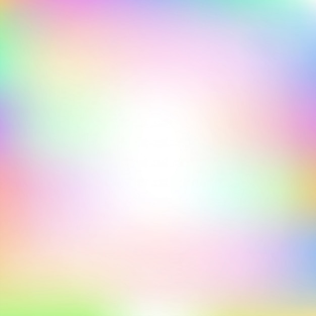 明るい虹色の抽象的なぼやけグラデーションメッシュ背景 プレミアムベクター