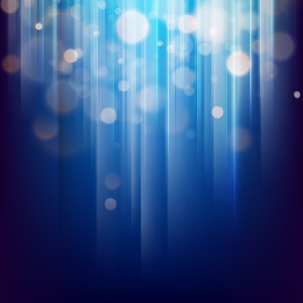 Premium Vector | Abstract bokeh background of golden light with blue ...