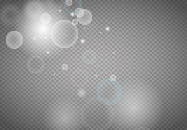 Abstract bokeh lights with soft light background illustration | Premium ...