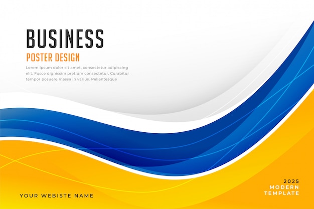 Download Free Abstract Bright Blue And Yellow Wave Background Free Vector Use our free logo maker to create a logo and build your brand. Put your logo on business cards, promotional products, or your website for brand visibility.