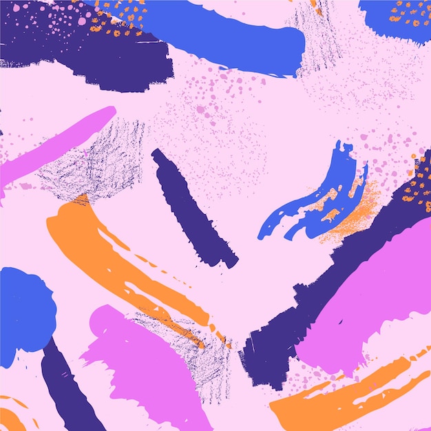 Free Vector | Abstract brush stroke pattern
