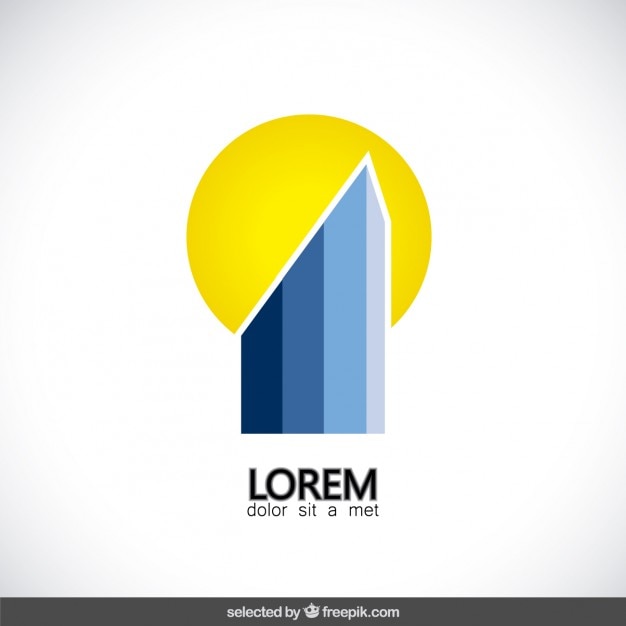 Download Free Abstract Building Logo Free Vector Use our free logo maker to create a logo and build your brand. Put your logo on business cards, promotional products, or your website for brand visibility.