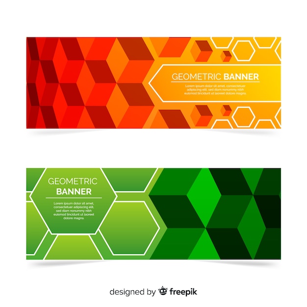 Abstract Business Banners Free Vector 7221