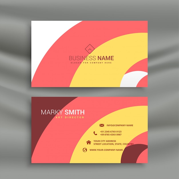 Download Free Abstract Business Card Design Template Free Vector Use our free logo maker to create a logo and build your brand. Put your logo on business cards, promotional products, or your website for brand visibility.