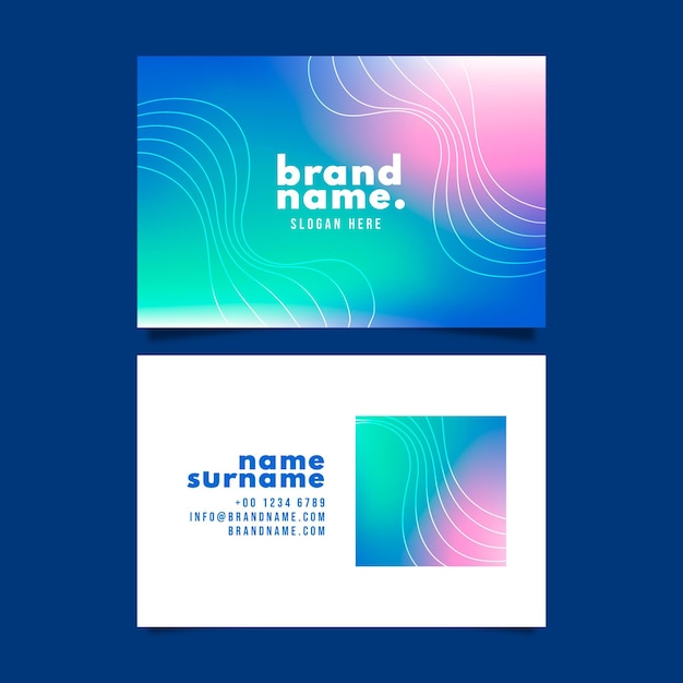 Free Vector | Abstract business card template