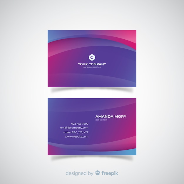 Download Free Abstract Business Card Free Vector Use our free logo maker to create a logo and build your brand. Put your logo on business cards, promotional products, or your website for brand visibility.