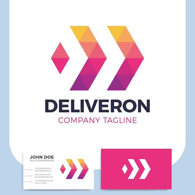 Download Free Abstract Business Delivery Or Logistic Logo Icon Design Template Premium Vector Use our free logo maker to create a logo and build your brand. Put your logo on business cards, promotional products, or your website for brand visibility.