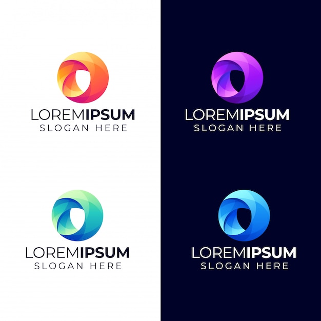 Download Free Abstract Circle Logo Premium Vector Use our free logo maker to create a logo and build your brand. Put your logo on business cards, promotional products, or your website for brand visibility.