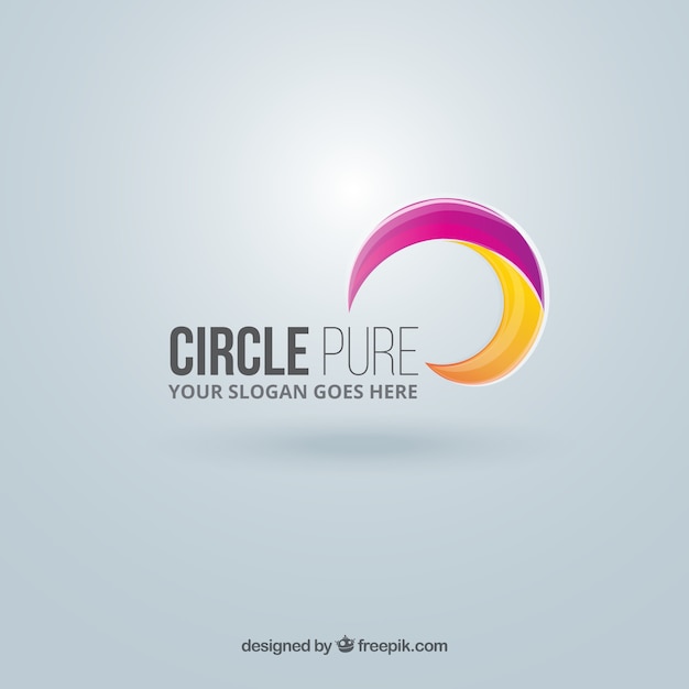 Download Free Download This Free Vector Abstract Circle Logo Use our free logo maker to create a logo and build your brand. Put your logo on business cards, promotional products, or your website for brand visibility.
