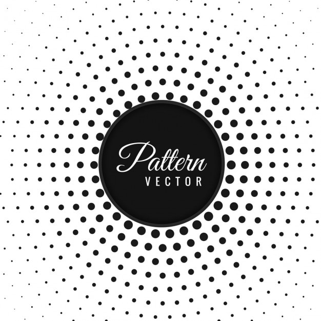 Download Free Vector | Abstract circular dots pattern background