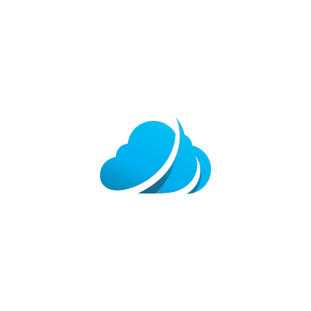 Premium Vector | Abstract cloud logo icon vector template design