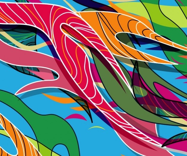abstract illustration vector free download