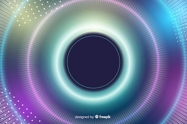 Abstract colorful circles background Free Vector