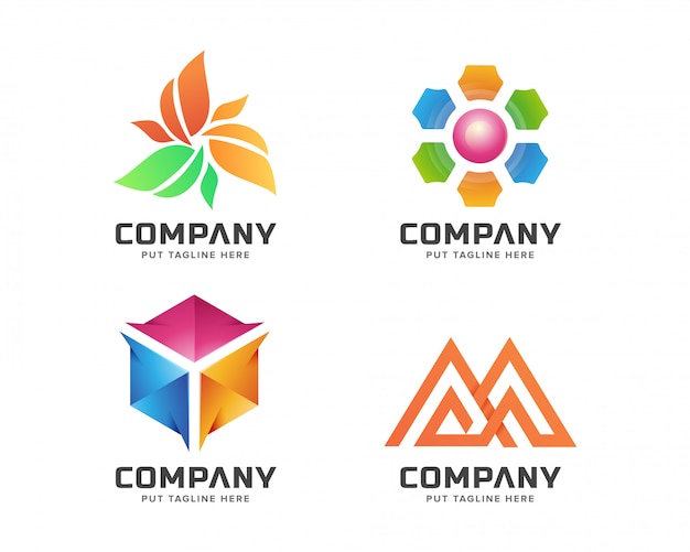 Download Free Abstract Colorful Logo Collection Premium Vector Use our free logo maker to create a logo and build your brand. Put your logo on business cards, promotional products, or your website for brand visibility.