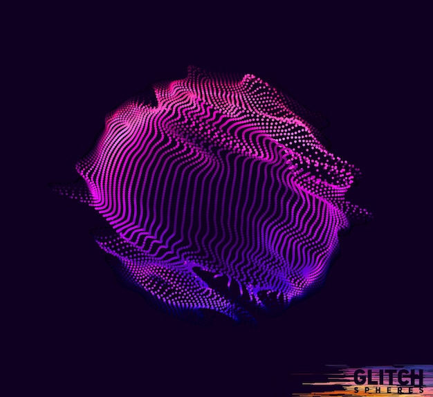 Premium Vector | Abstract colorful mesh on dark