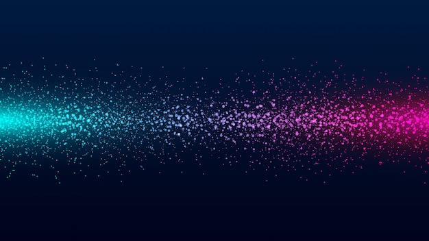 Premium Vector | Abstract colorful particles background