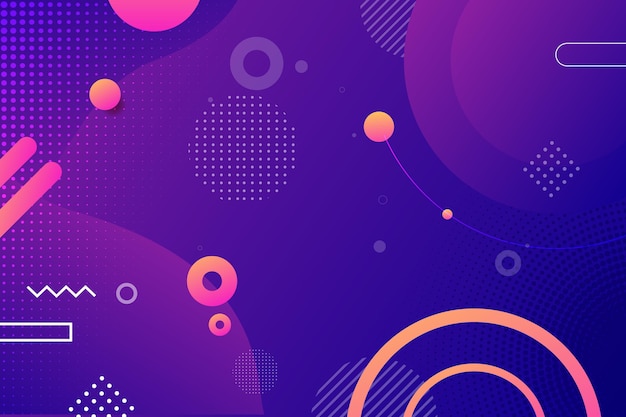 abstract shapes background vector