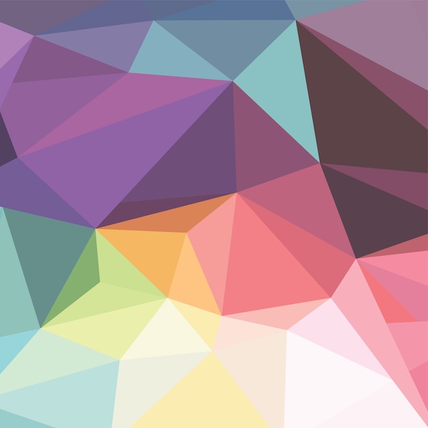 Premium Vector | Abstract colorful triangle geometrical background