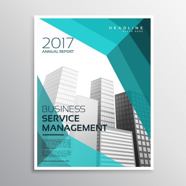 Abstract corporate brochure with\
skyscrapers