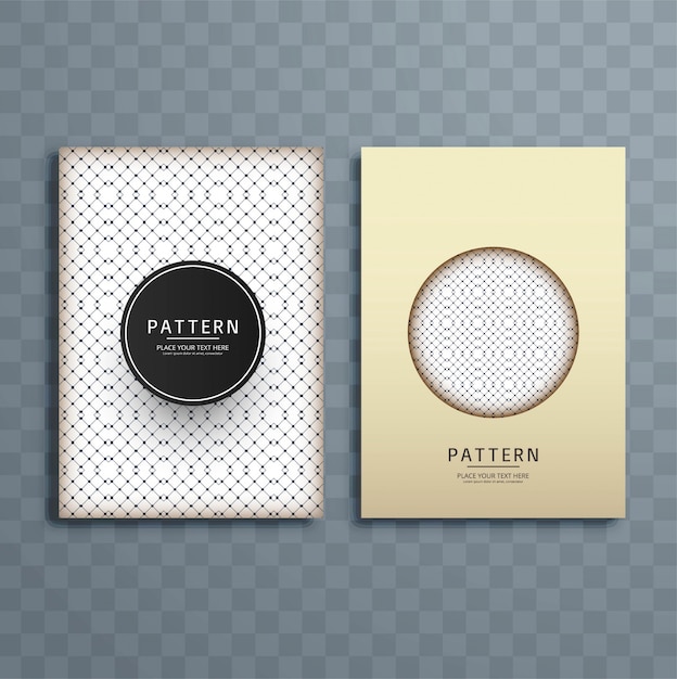 Premium Vector | Abstract creative pattern brochure design illustration