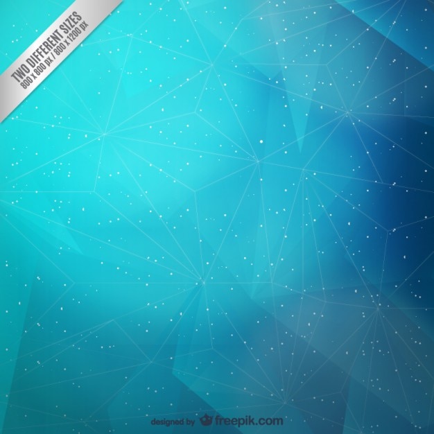 Abstract cyan polygonal background Vector | Free Download