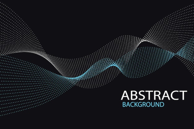 Premium Vector | Abstract dark background with wavy stripesvector ...