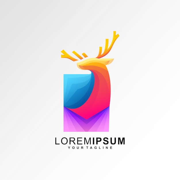Download Free Abstract Deer Logo Template Premium Vector Use our free logo maker to create a logo and build your brand. Put your logo on business cards, promotional products, or your website for brand visibility.
