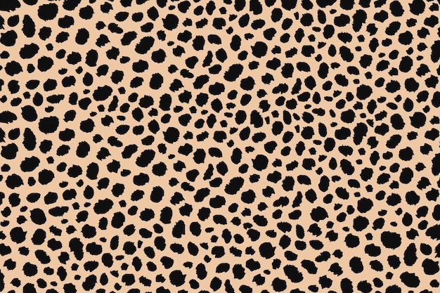 Premium Vector | Abstract dots animal print design. leopard print ...