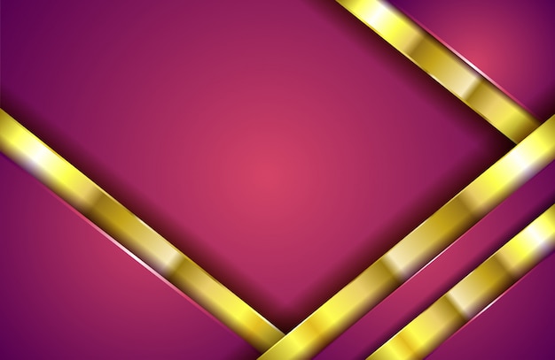 Premium Vector | Abstract dynamic modern purple and golden background