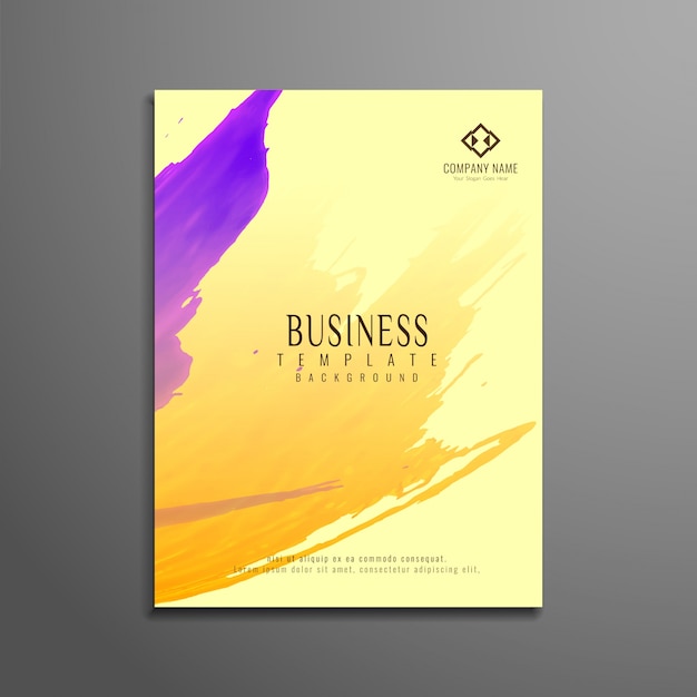 Free Vector Abstract Elegant Business Brochure Design