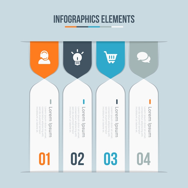 Abstract elements of graph, diagram with steps, options, parts or processes Premium Vector Abstract elements of graph, diagram with steps, options, parts or processes Premium Vector