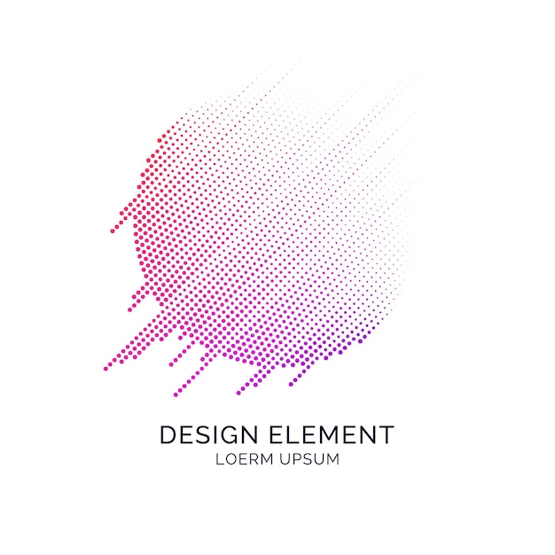 Premium Vector | Abstract elements with dynamic lines and particles ...