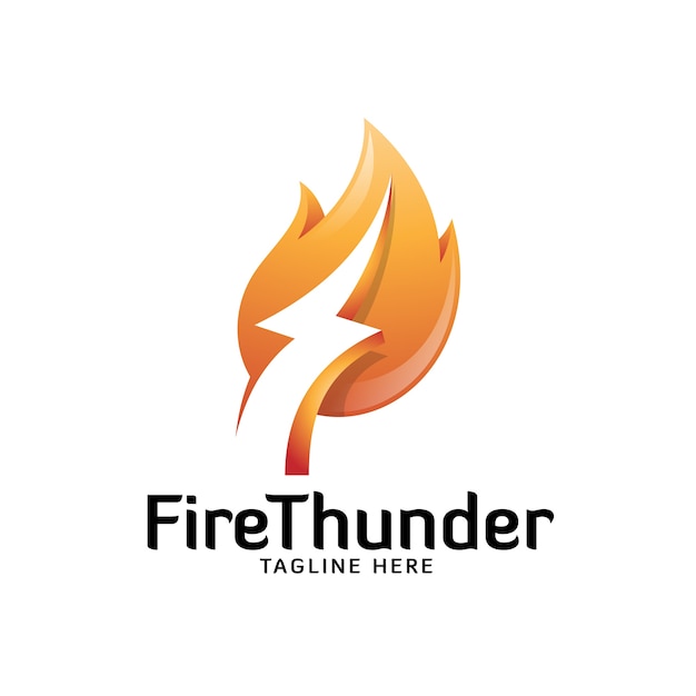 Download Free Abstract Fire Flame And Thunder Lightning Logo Premium Vector Use our free logo maker to create a logo and build your brand. Put your logo on business cards, promotional products, or your website for brand visibility.