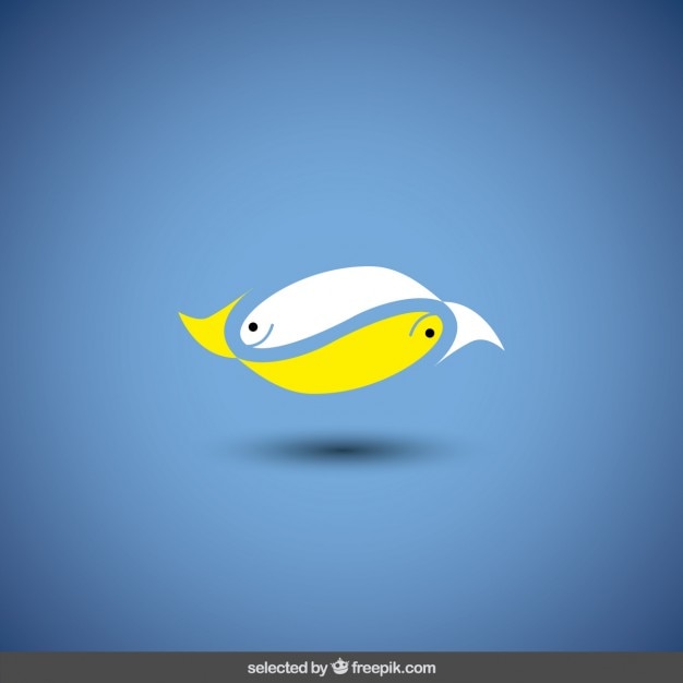 Abstract fishes logo
