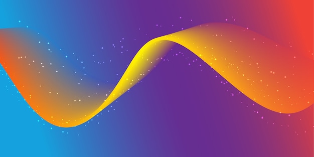 Free Vector | Abstract flow banner