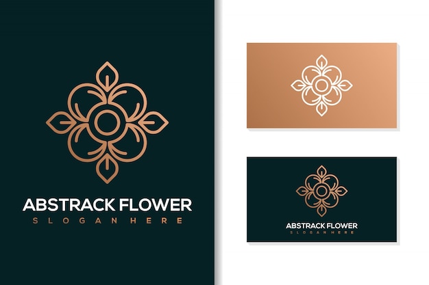 Premium Vector Abstract Flower Logo Design