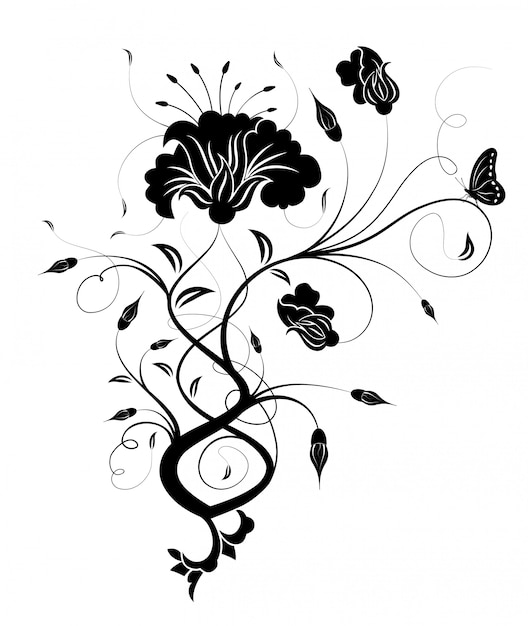 Premium Vector | Abstract flower