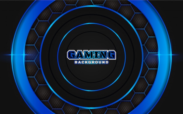 Download Free Abstract Futuristic Black And Blue Gaming Background Premium Vector Use our free logo maker to create a logo and build your brand. Put your logo on business cards, promotional products, or your website for brand visibility.