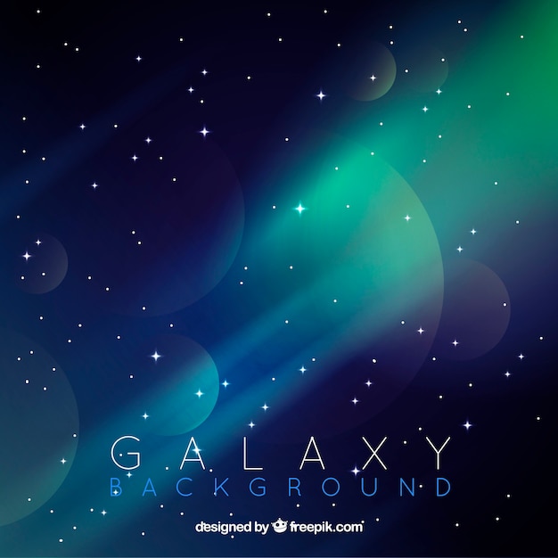 Abstract Galaxy Background Free Vector