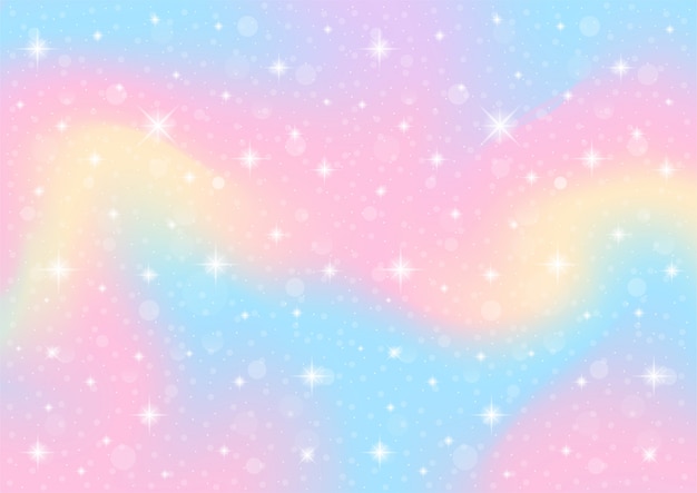 Rainbow Galaxy Background