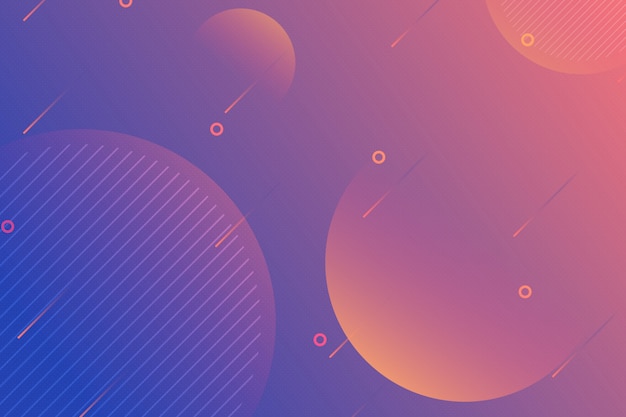 Abstract geometric shapes background Premium Vector