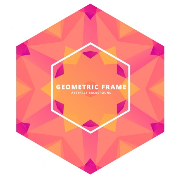 Abstract geometrical frame Vector | Free Download