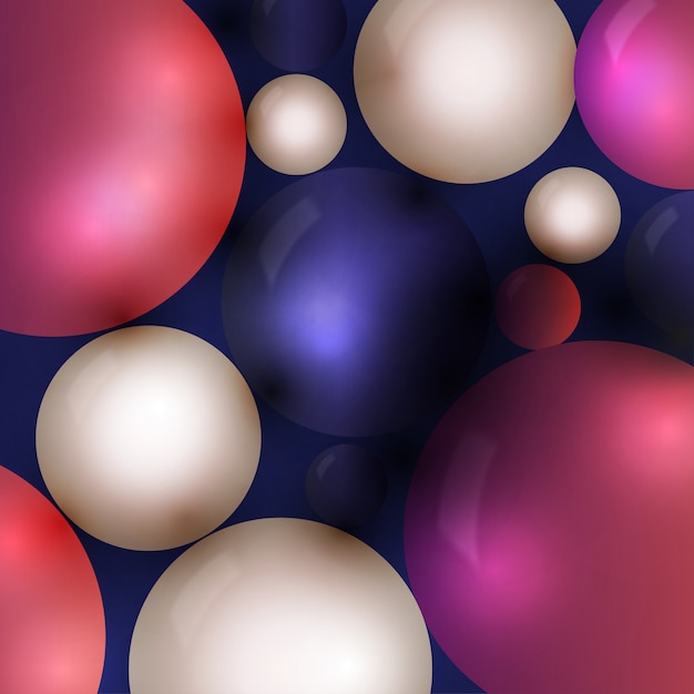 Premium Vector Abstract Glass Ball Background 7452