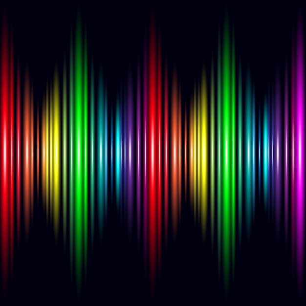 Premium Vector Abstract Glow Rainbow Light Effect Vector Background