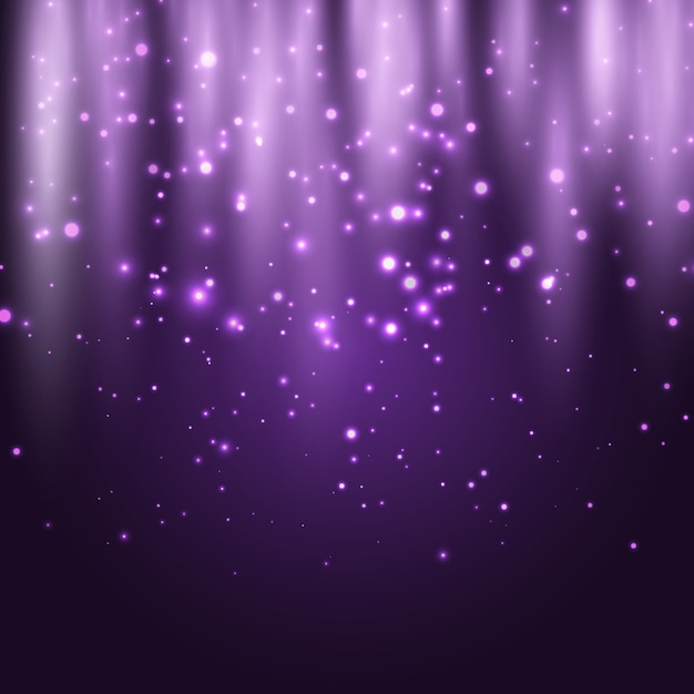 Abstract Glowing Lights Background Free Vector