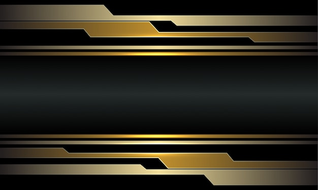 Premium Vector Abstract Gold Circuit Cyber Dark Grey Metallic Luxury