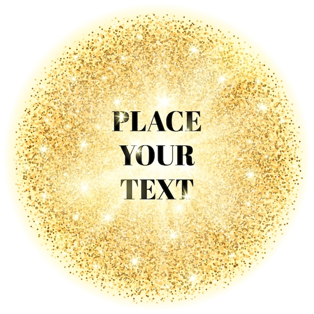 Free Vector | Abstract golden glitter background