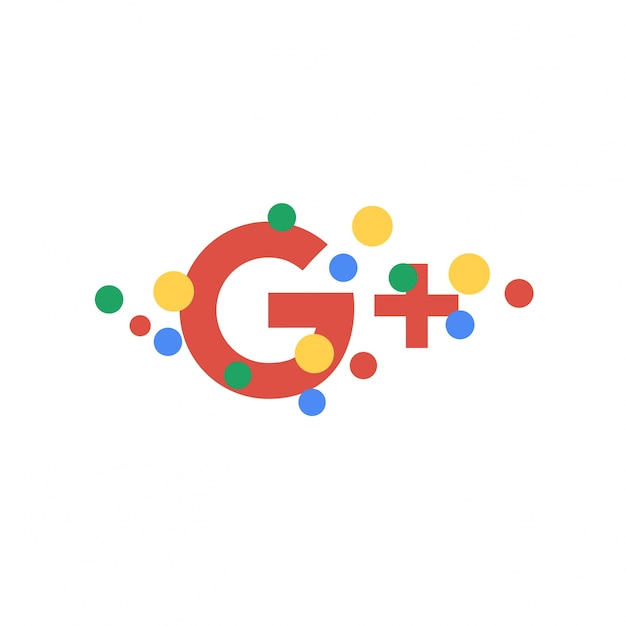 Abstract Google Plusの壁紙の背景 プレミアムベクター